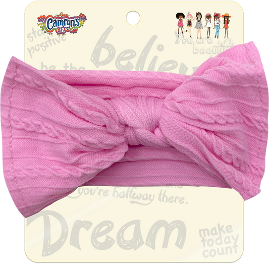 Knotted Bow Headband - Assorted - 861