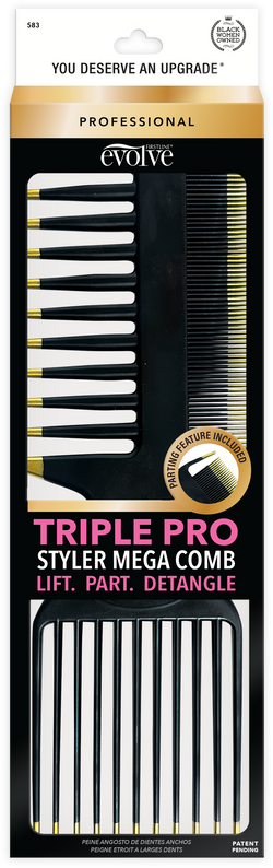 Evolve® Triple Pro Styler Mega Comb 583