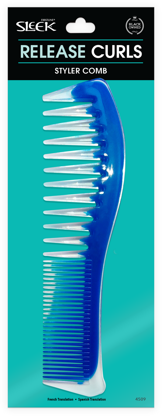 Styling Comb - Translucent Blue - 4509