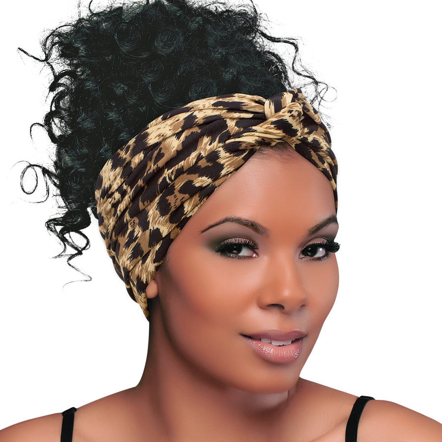 Evolve® Silky Wide Infinity Band, Animal Print 1112