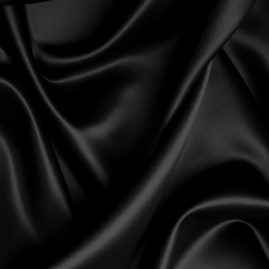 Evolve® Satin Edge Wrap Scarf, Black 1772