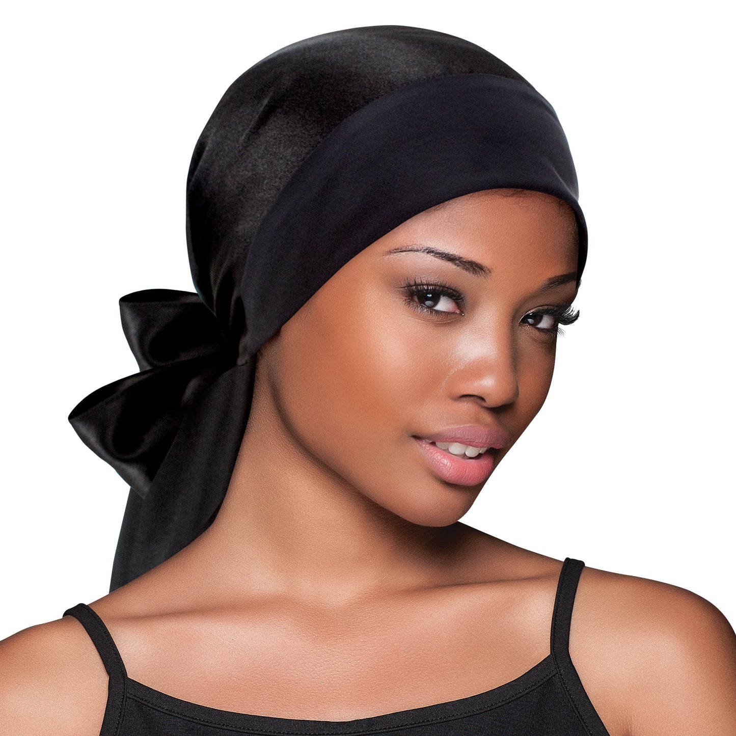 Evolve® Satin Edge Wrap Scarf, Black 1772