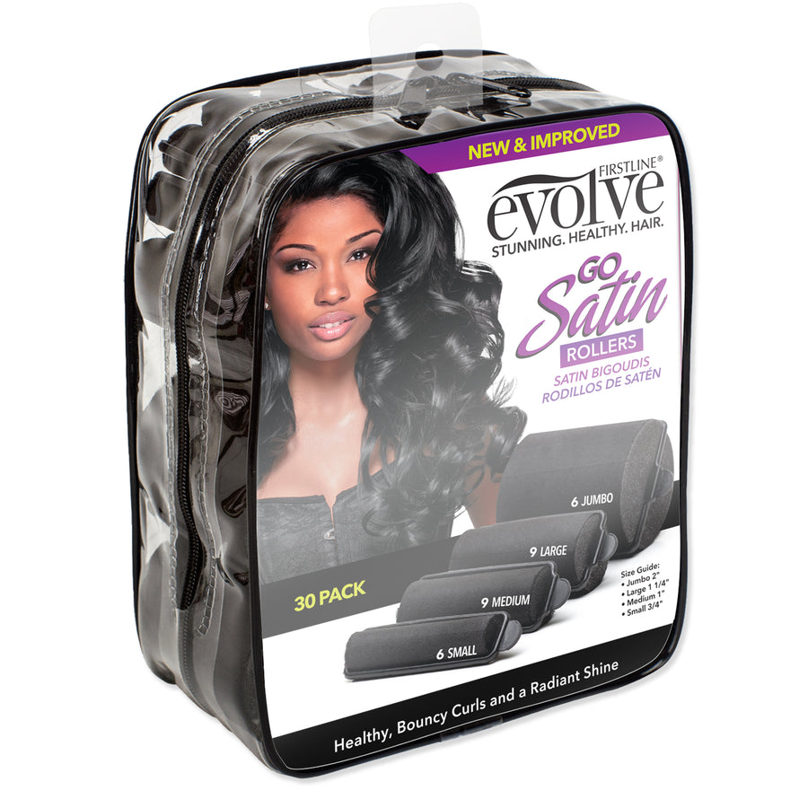 Evolve Satin-Covered Rollers 30-Pack, 350