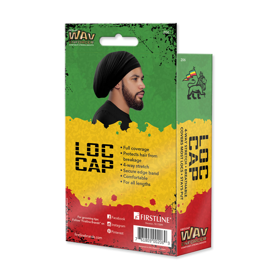 back of WavEnforcer Loc Cap packaging