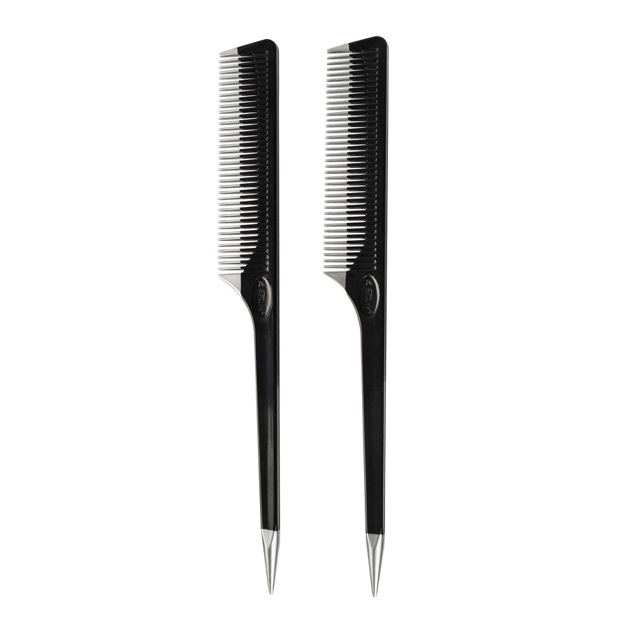 Evolve® Rat Tail Comb w/Metallic Tip 2-Pack, 335