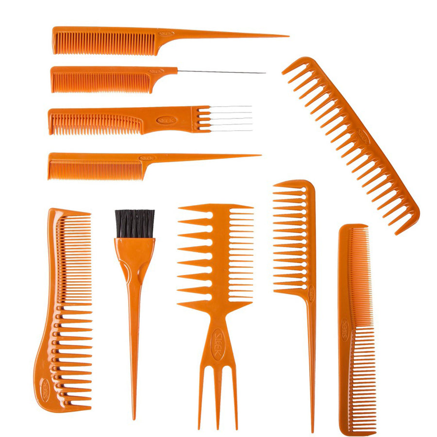 Each item in the Sleek® 10-Pack Comb Set