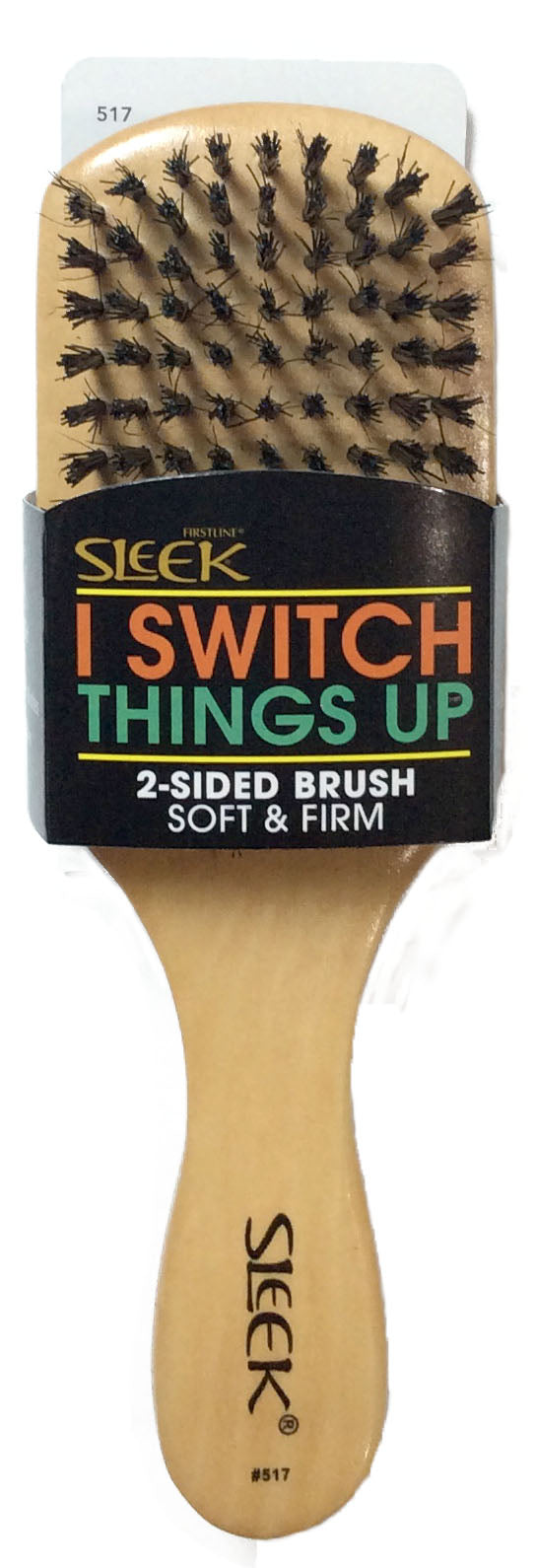 Sleek® 2-Sided Brush in brand packaging. 