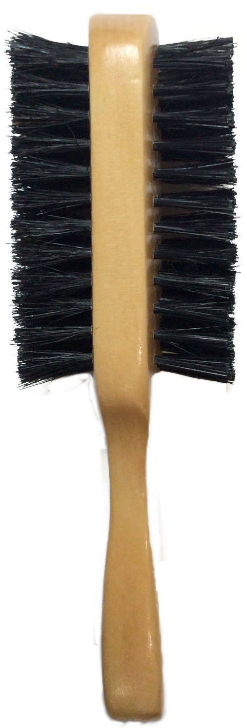 View of the Sleek® 2-Sided Brush out of packaging. 