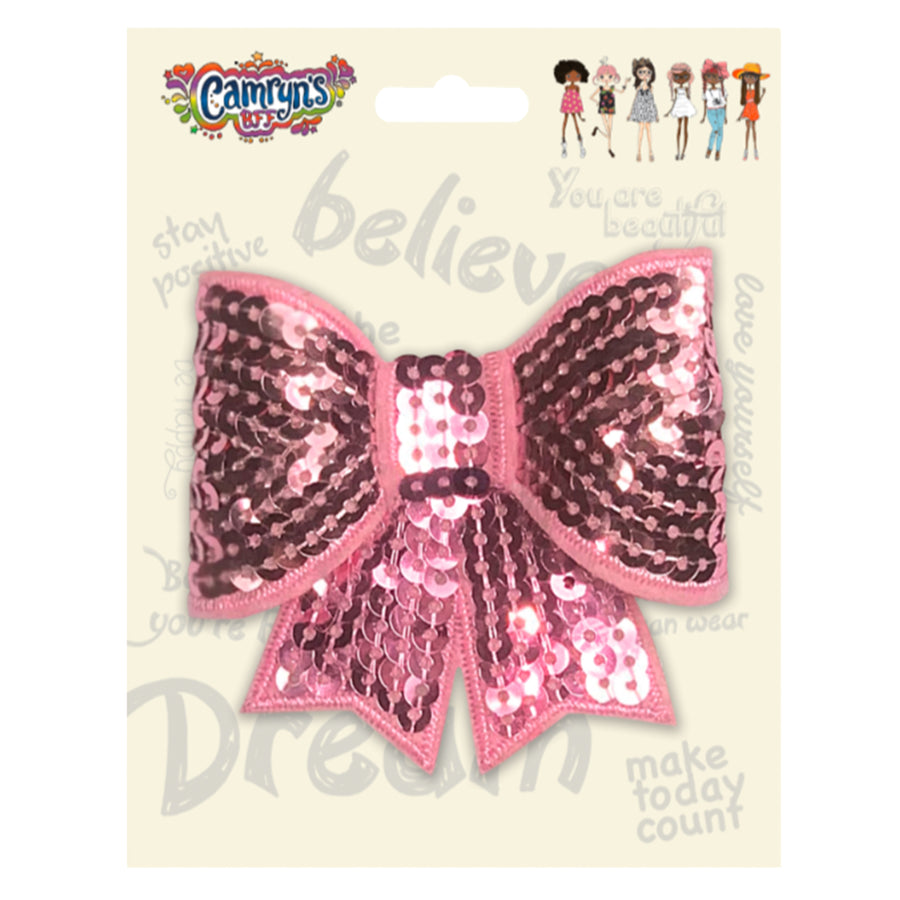 Camryn's BFF Sequin Hair Clip in packaging 