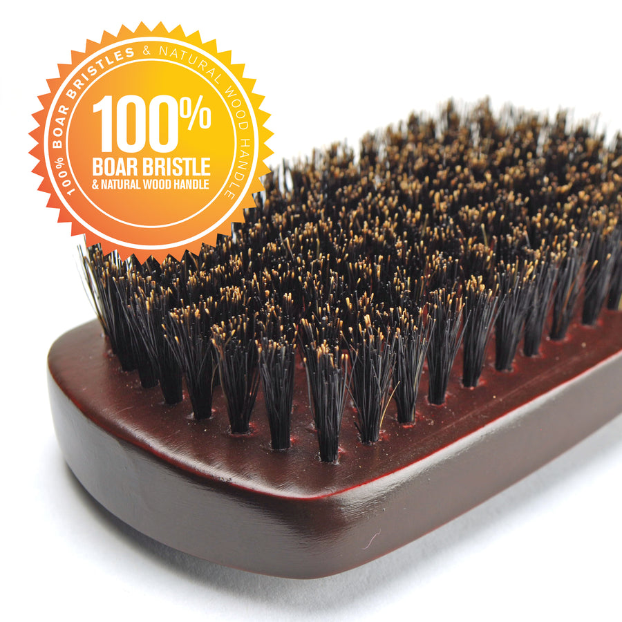 close up of WavEnforcer® Fade Brush boar bristles