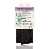 Back view of Black Dri Sweat® Flex Mesh women's Bandana packaging