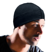 Man wearing black Dri Sweat® Xtreme Men's Sports Cap